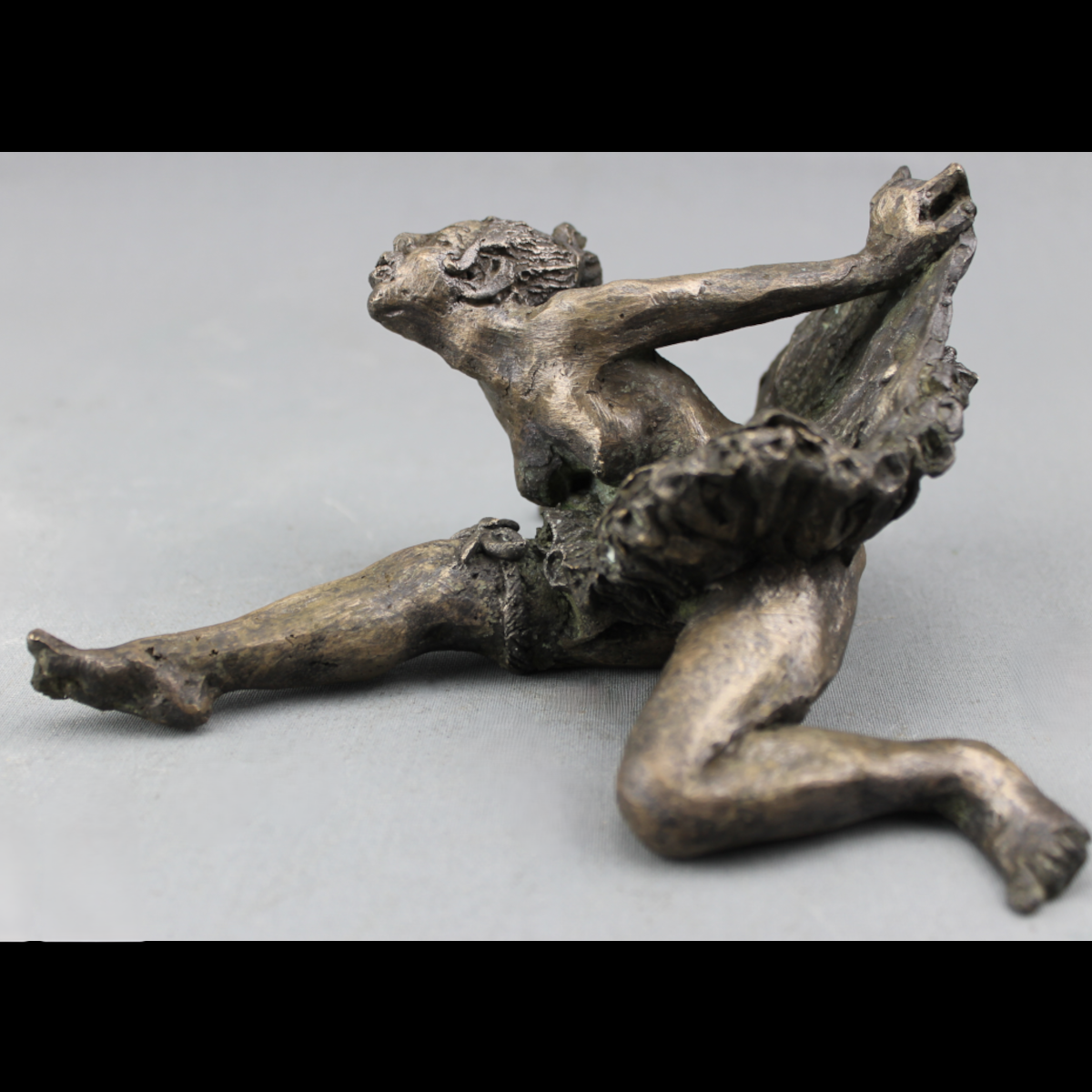 french cancan, audrey flechet, sculpture, bronze, pièce unique, cire perdue, french cancan, dace, danseuse, fonderie du champ bon, lost wax, metal casting, paulette
