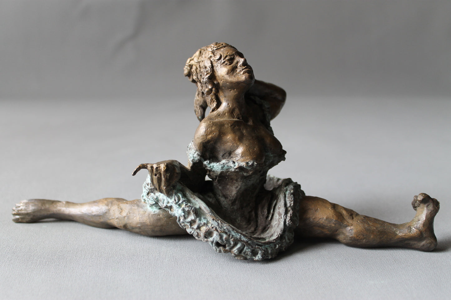 audrey flechet, fonderie du champ bon, french cancan, danseuse, bronze, cire perdue, metal casting, lost wax, dancer