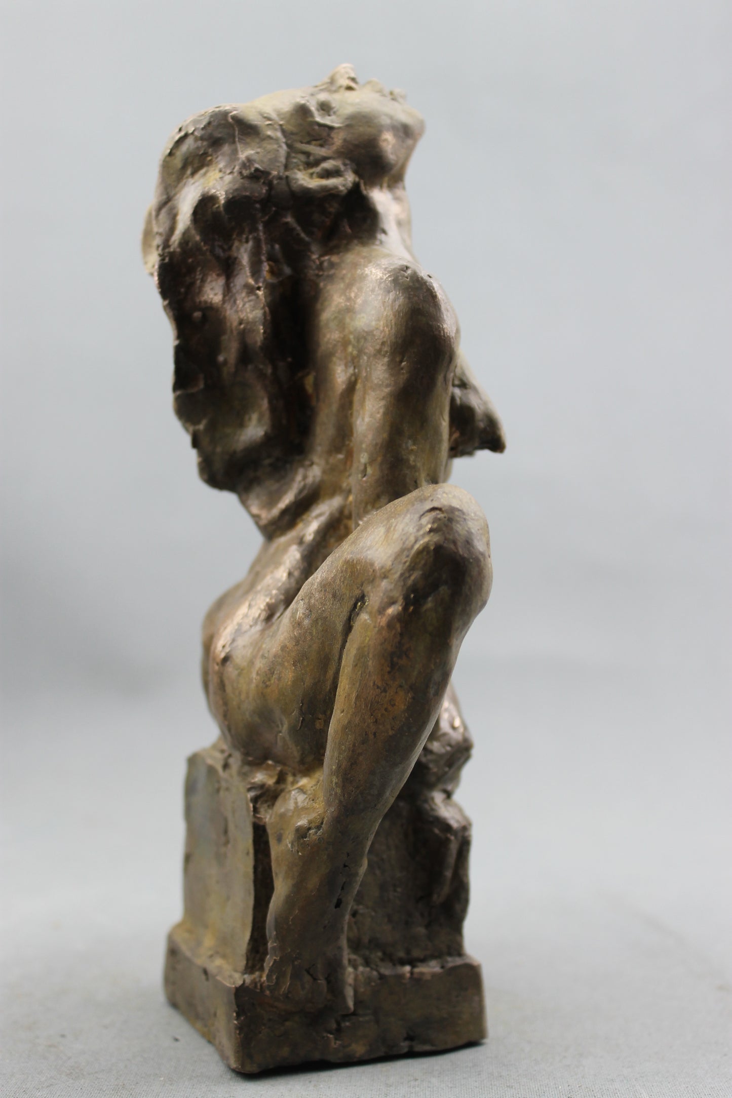flechet, audrey flechet, sculpture, fonderie du champ bon, bronze, averse, nu feminin, statue, statuette