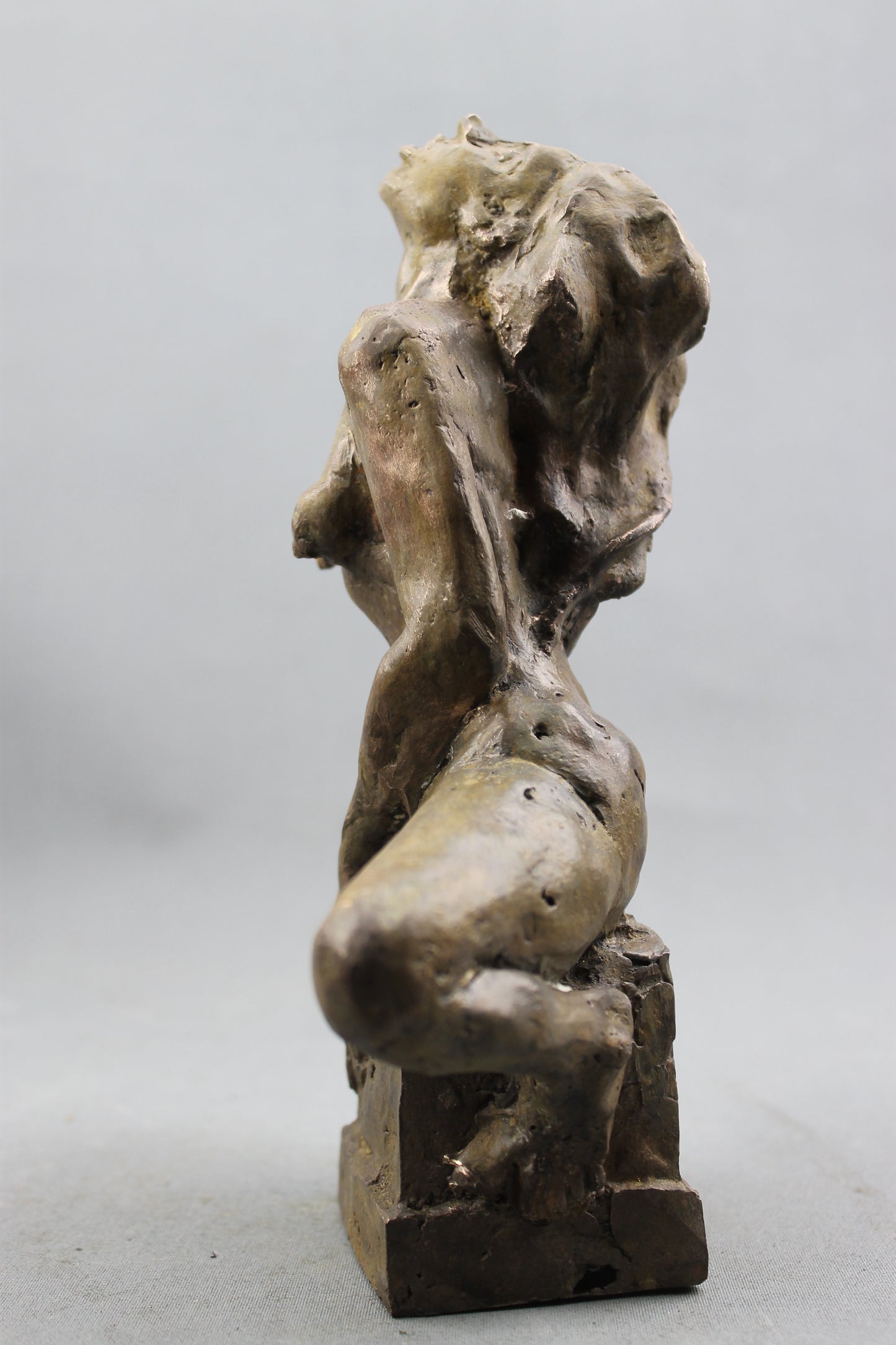 flechet, audrey flechet, sculpture, fonderie du champ bon, bronze, averse, nu feminin, statue, statuette