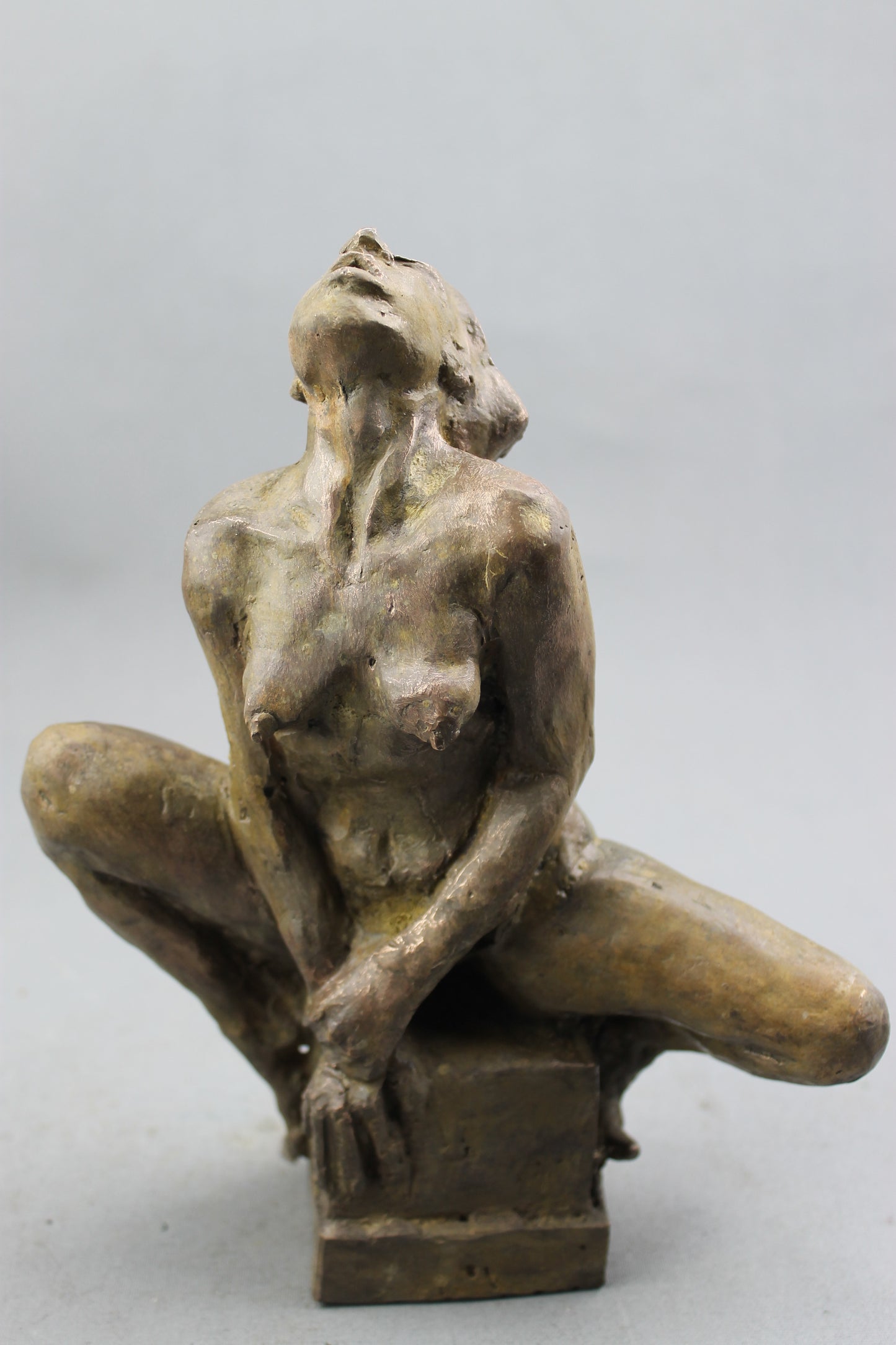 flechet, audrey flechet, sculpture, fonderie du champ bon, bronze, averse, nu feminin, statue, statuette