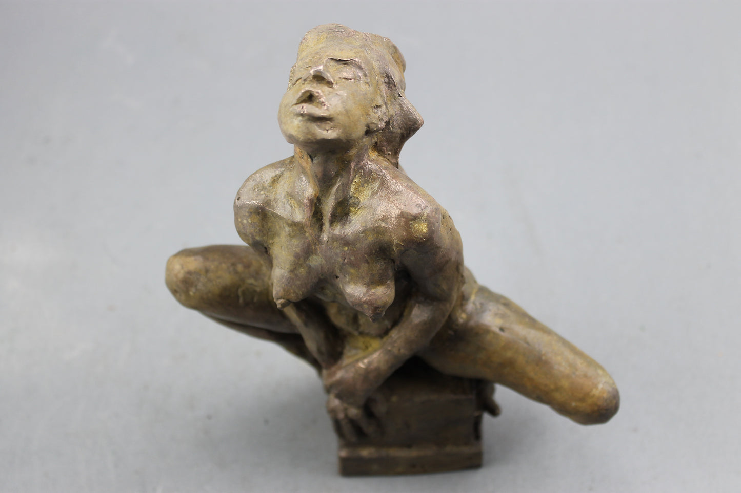 flechet, audrey flechet, sculpture, fonderie du champ bon, bronze, averse, nu feminin, statue, statuette