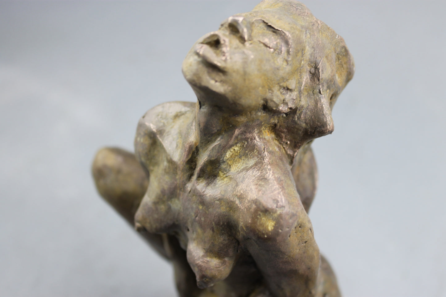 flechet, audrey flechet, sculpture, fonderie du champ bon, bronze, averse, nu feminin, statue, statuette