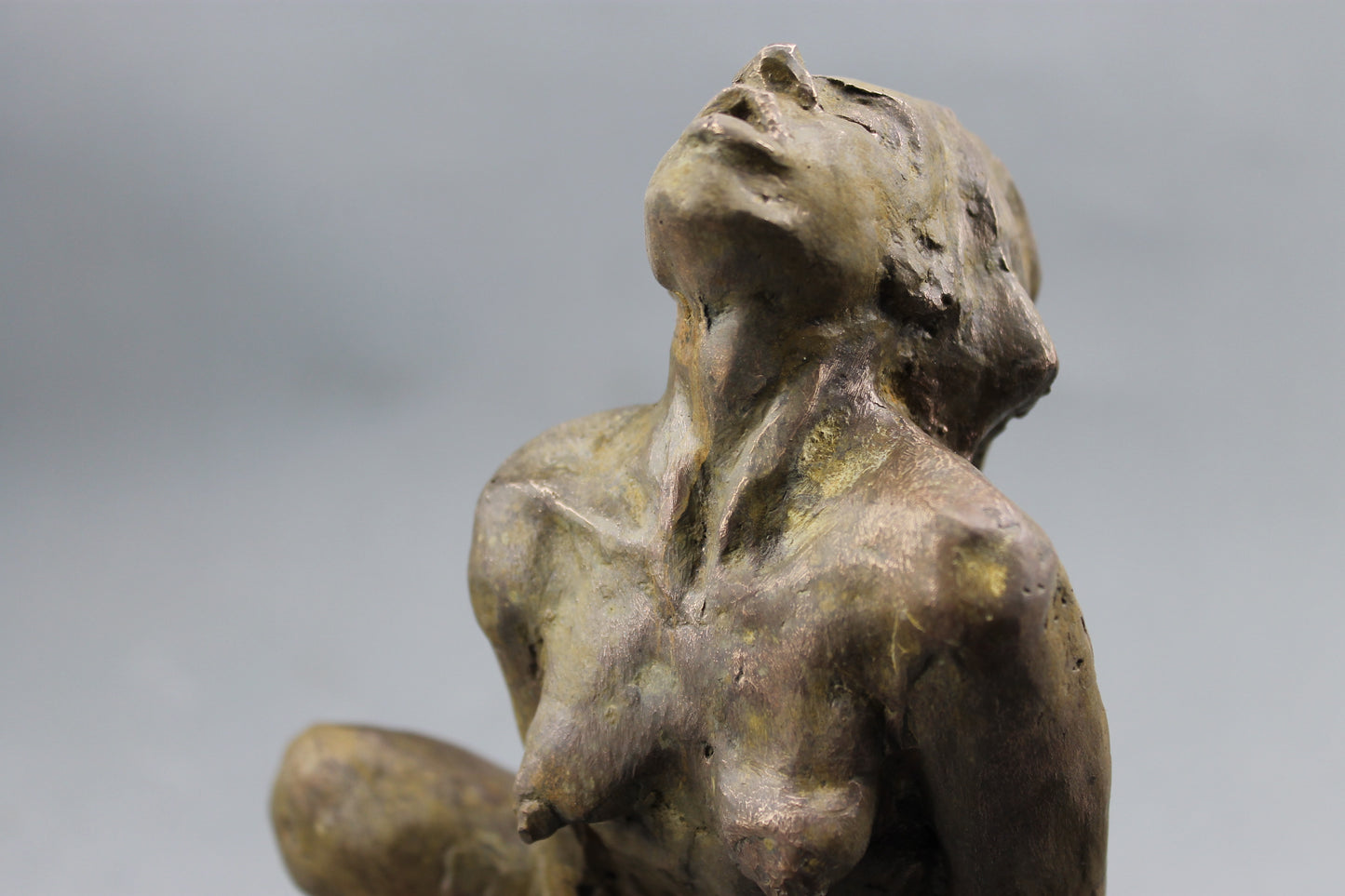flechet, audrey flechet, sculpture, fonderie du champ bon, bronze, averse, nu feminin, statue, statuette