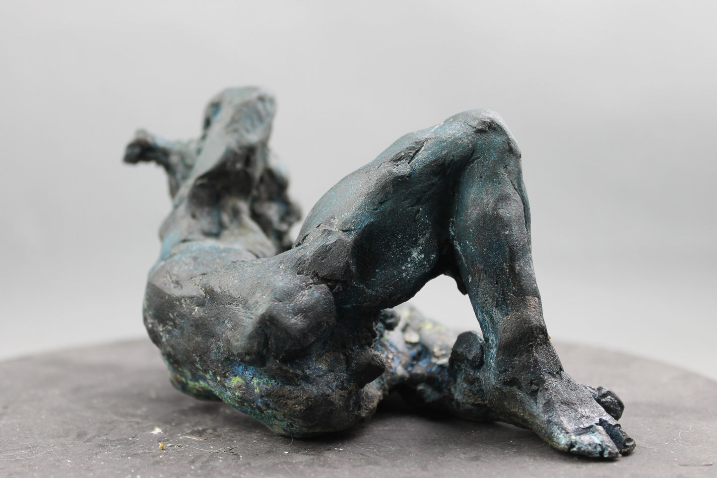 audrey flechet, flechet, sculpture, fonderie du champ bon, bronze, bronce, bronzo, lost wax, cire perdue, satyre, satyre du solstice, statue, statuette, nu, nu masculin