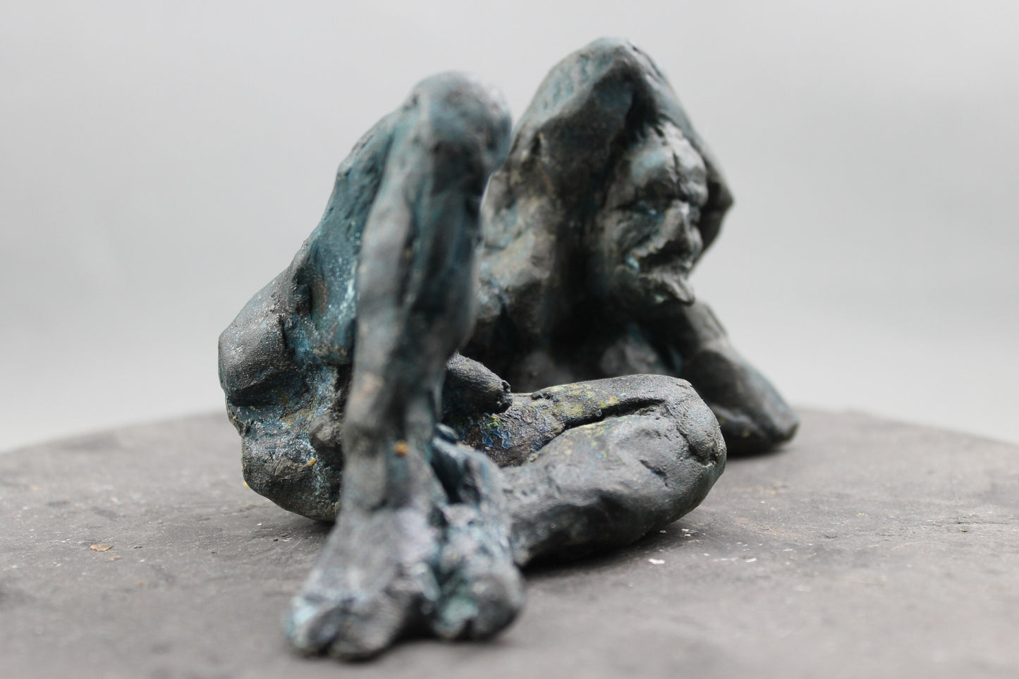 audrey flechet, flechet, sculpture, fonderie du champ bon, bronze, bronce, bronzo, lost wax, cire perdue, satyre, satyre du solstice, statue, statuette, nu, nu masculin