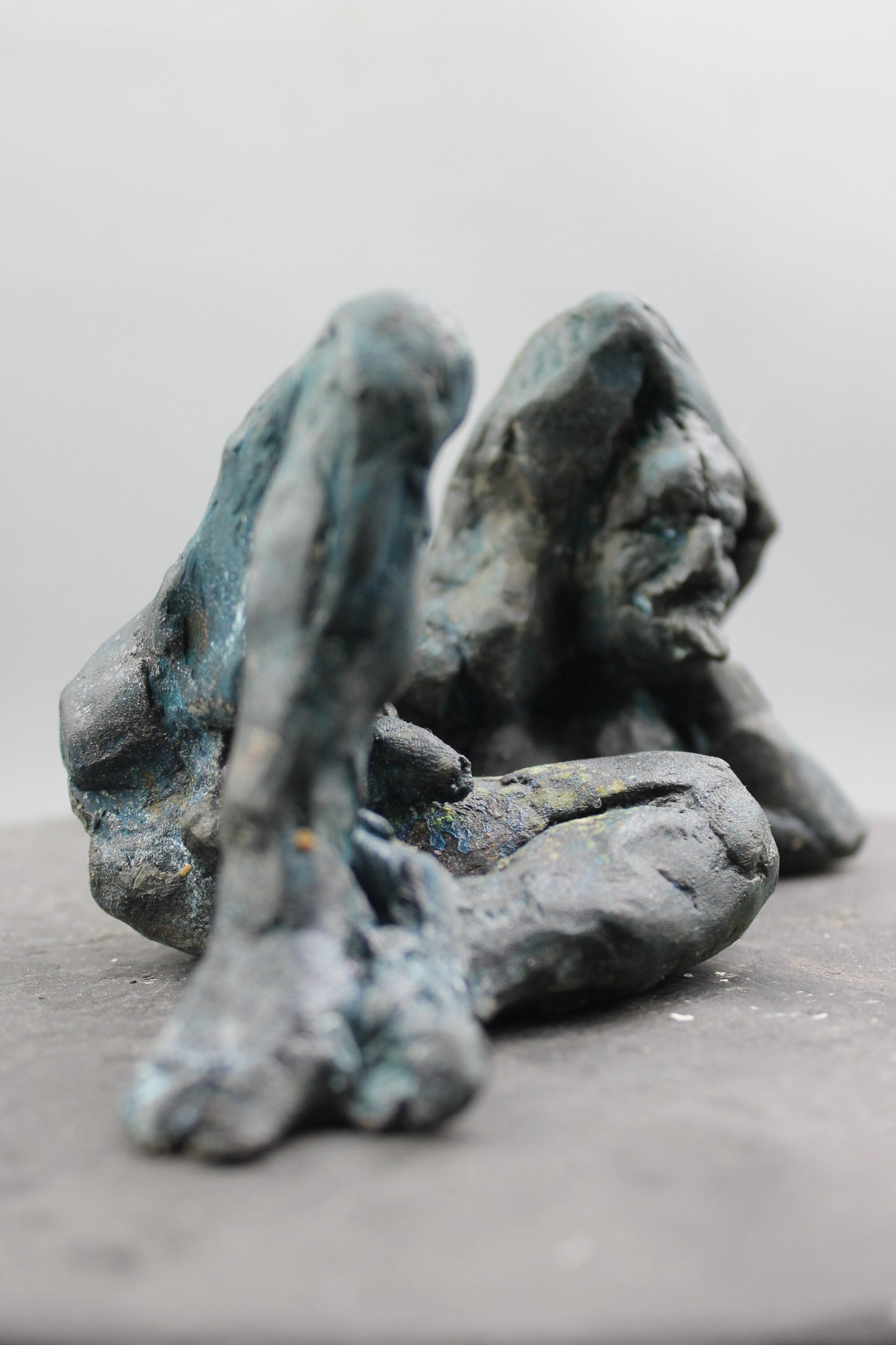 audrey flechet, flechet, sculpture, fonderie du champ bon, bronze, bronce, bronzo, lost wax, cire perdue, satyre, satyre du solstice, statue, statuette, nu, nu masculin