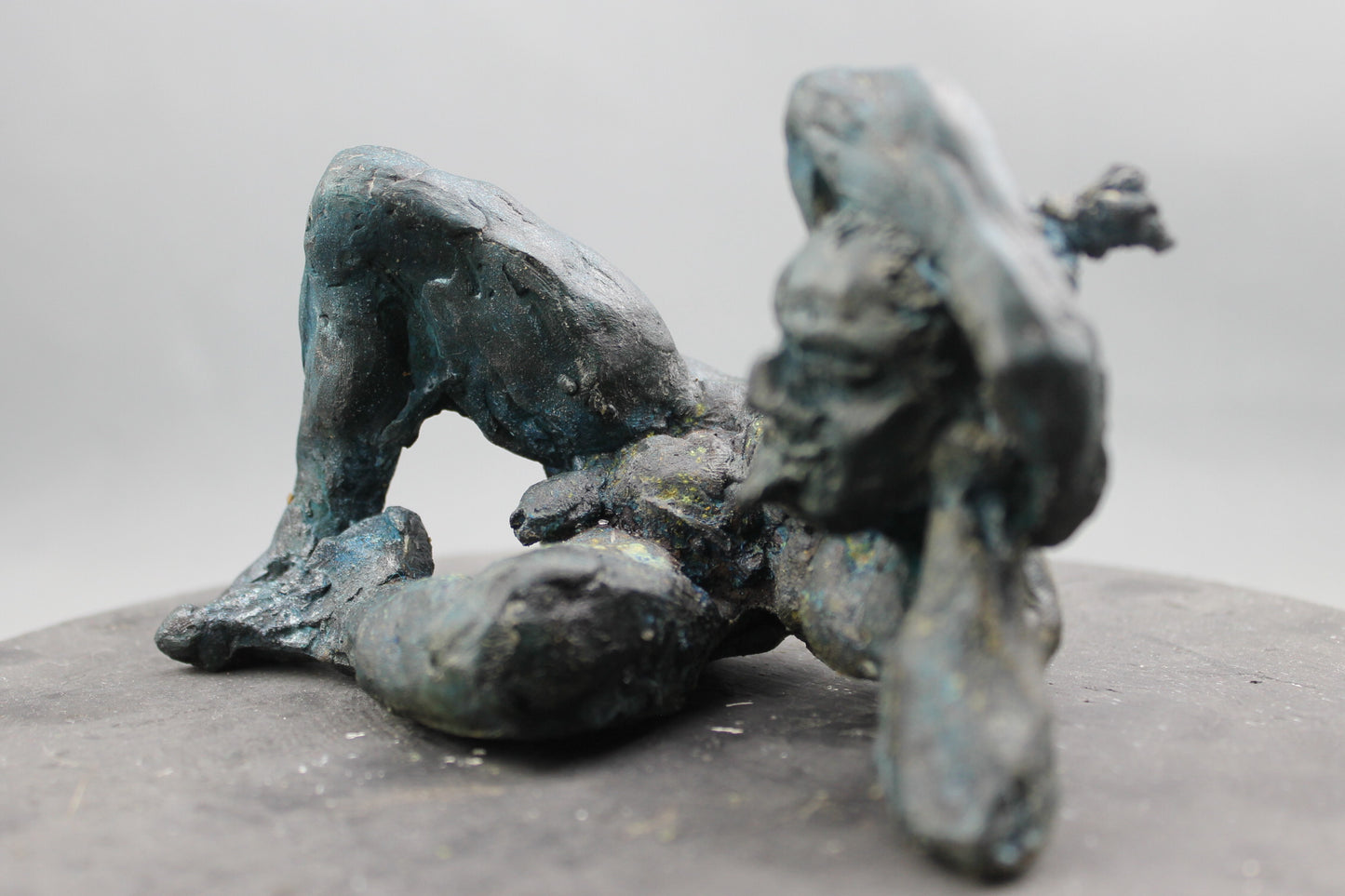 audrey flechet, flechet, sculpture, fonderie du champ bon, bronze, bronce, bronzo, lost wax, cire perdue, satyre, satyre du solstice, statue, statuette, nu, nu masculin