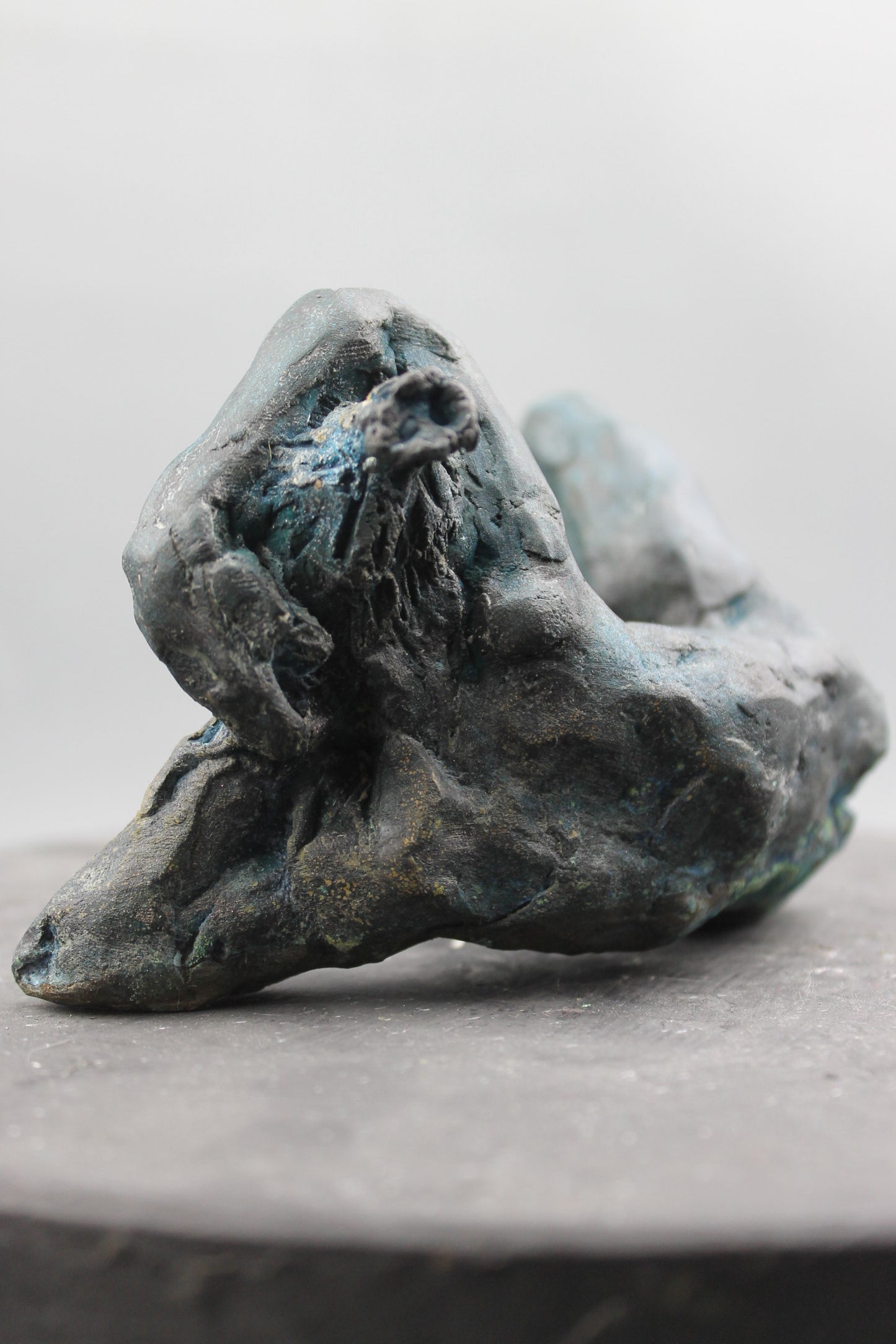 audrey flechet, flechet, sculpture, fonderie du champ bon, bronze, bronce, bronzo, lost wax, cire perdue, satyre, satyre du solstice, statue, statuette, nu, nu masculin