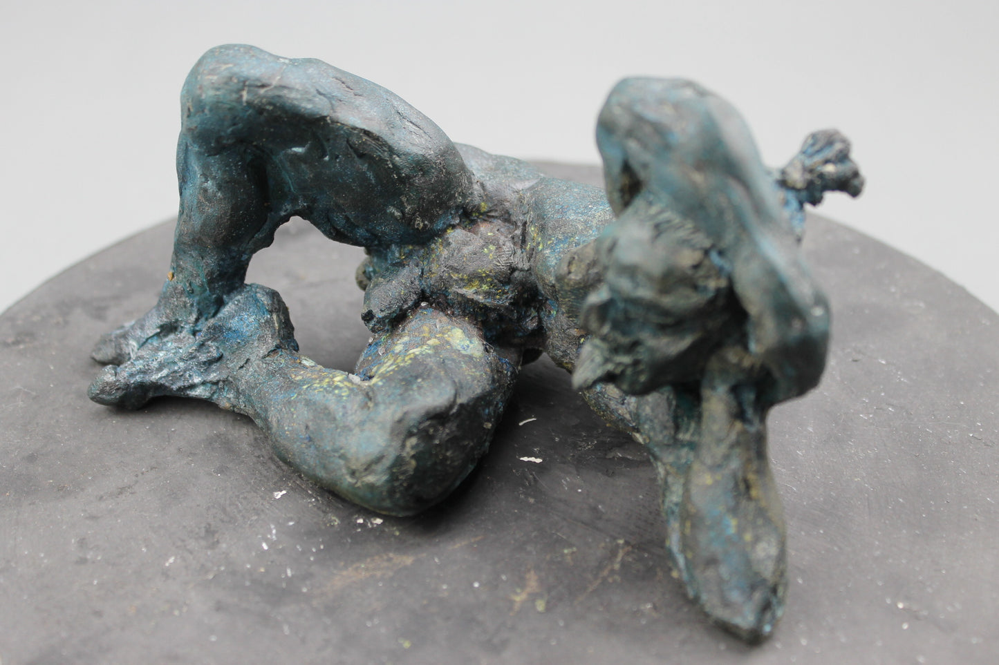 audrey flechet, flechet, sculpture, fonderie du champ bon, bronze, bronce, bronzo, lost wax, cire perdue, satyre, satyre du solstice, statue, statuette, nu, nu masculin