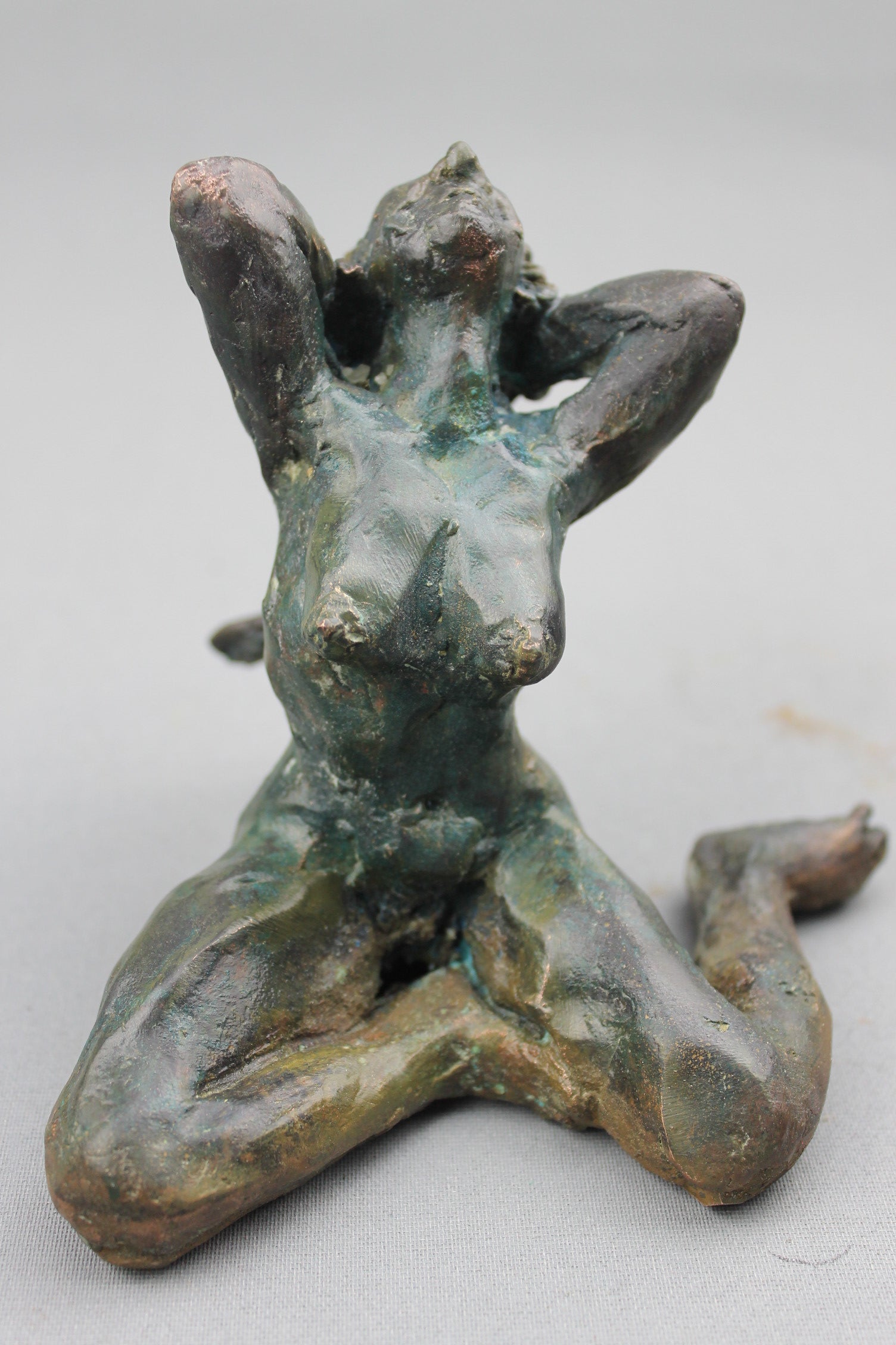 audrey flechet, flechet, sculpture, fonderie du champ bon, bronze, bronce, bronzo, lost wax, cire perdue, lascive du bocage, lascive, statue, statuette, nu, nu feminin