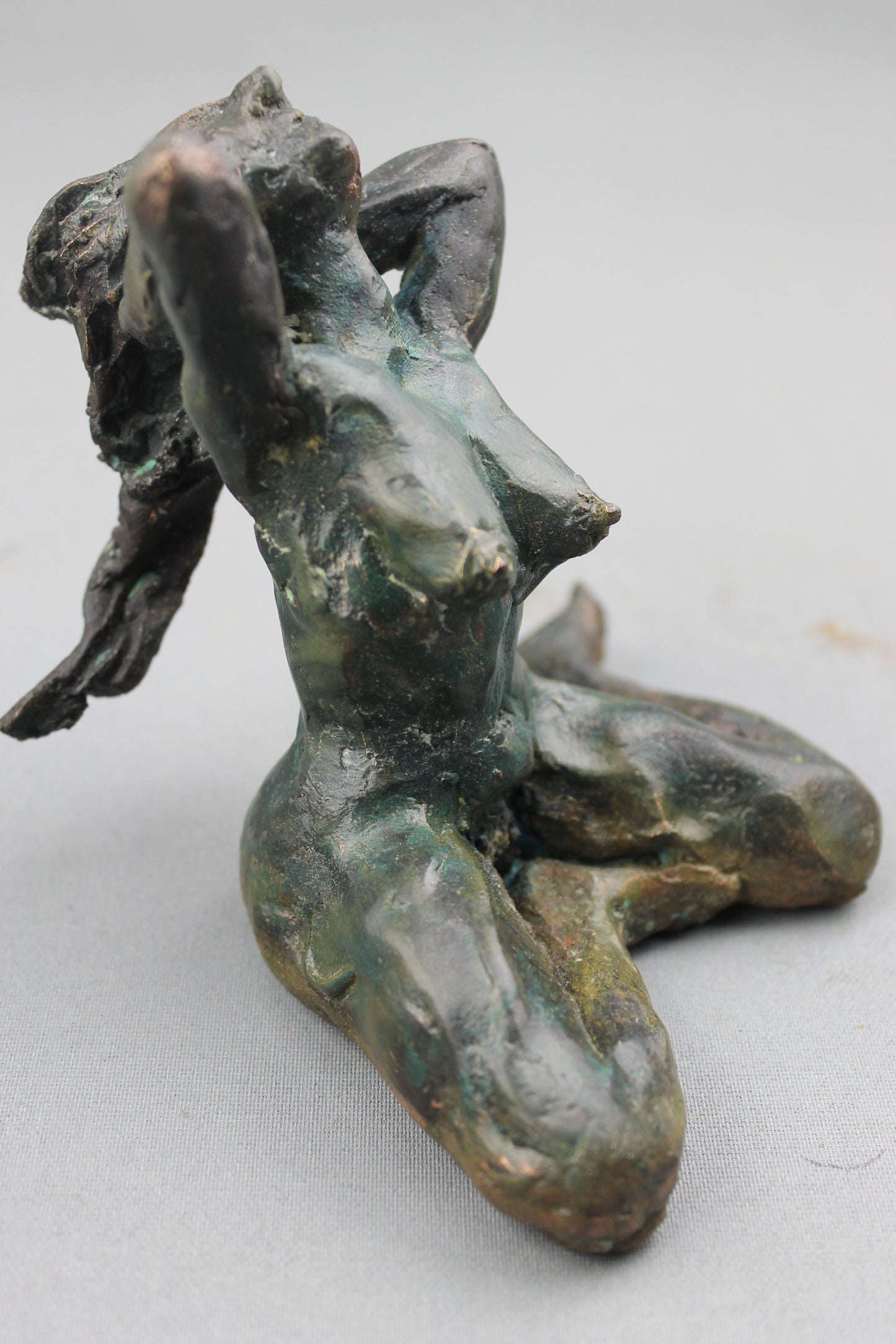 audrey flechet, flechet, sculpture, fonderie du champ bon, bronze, bronce, bronzo, lost wax, cire perdue, lascive du bocage, lascive, statue, statuette, nu, nu feminin