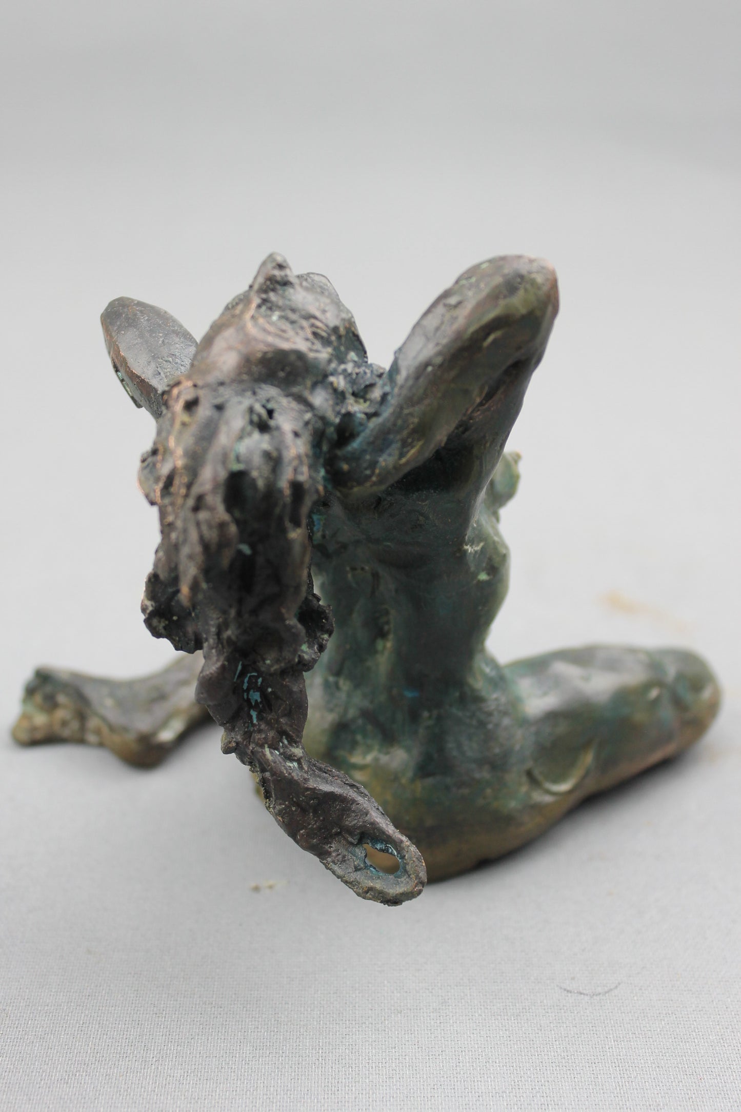 audrey flechet, flechet, sculpture, fonderie du champ bon, bronze, bronce, bronzo, lost wax, cire perdue, lascive du bocage, lascive, statue, statuette, nu, nu feminin