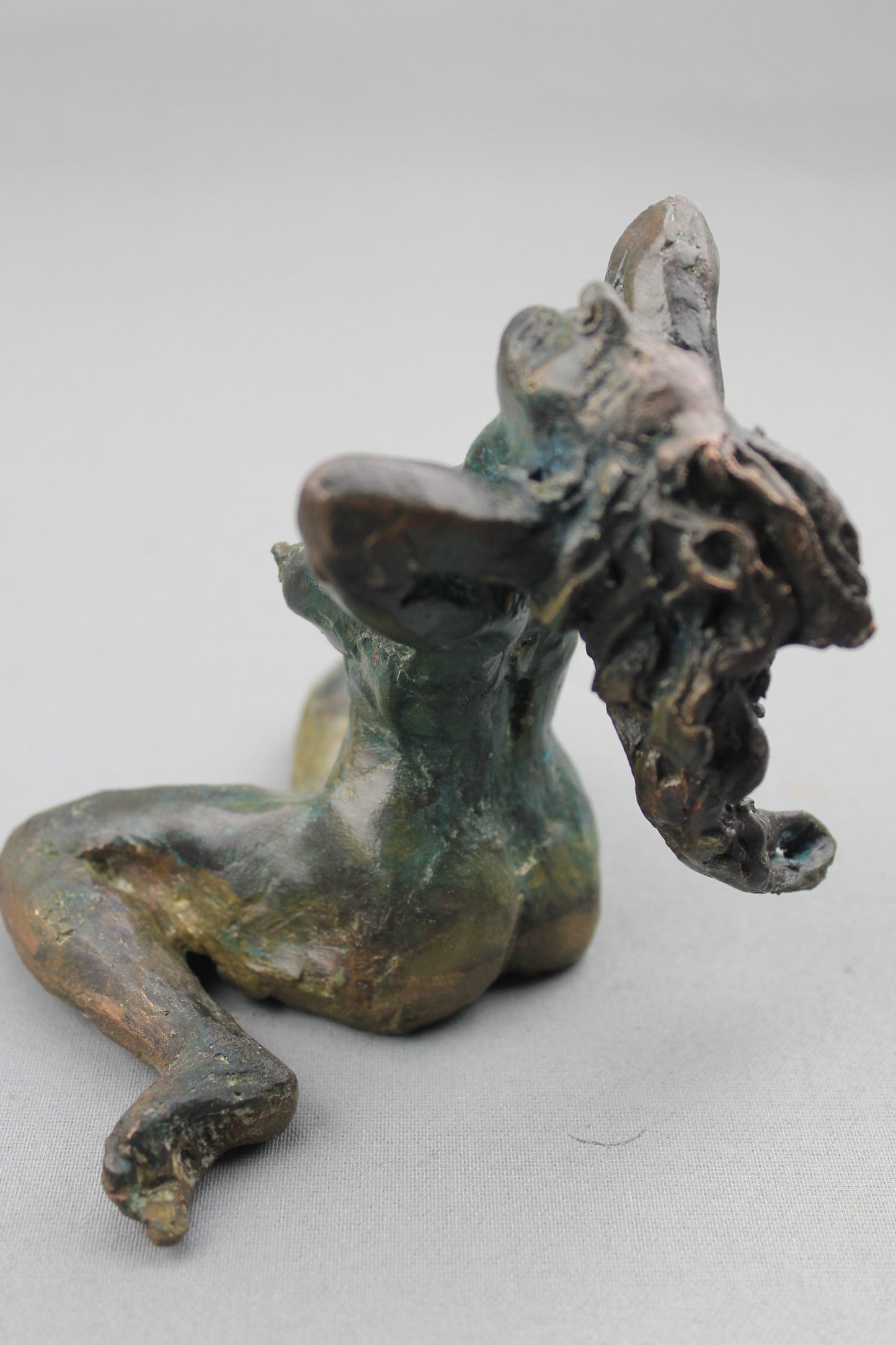 audrey flechet, flechet, sculpture, fonderie du champ bon, bronze, bronce, bronzo, lost wax, cire perdue, lascive du bocage, lascive, statue, statuette, nu, nu feminin
