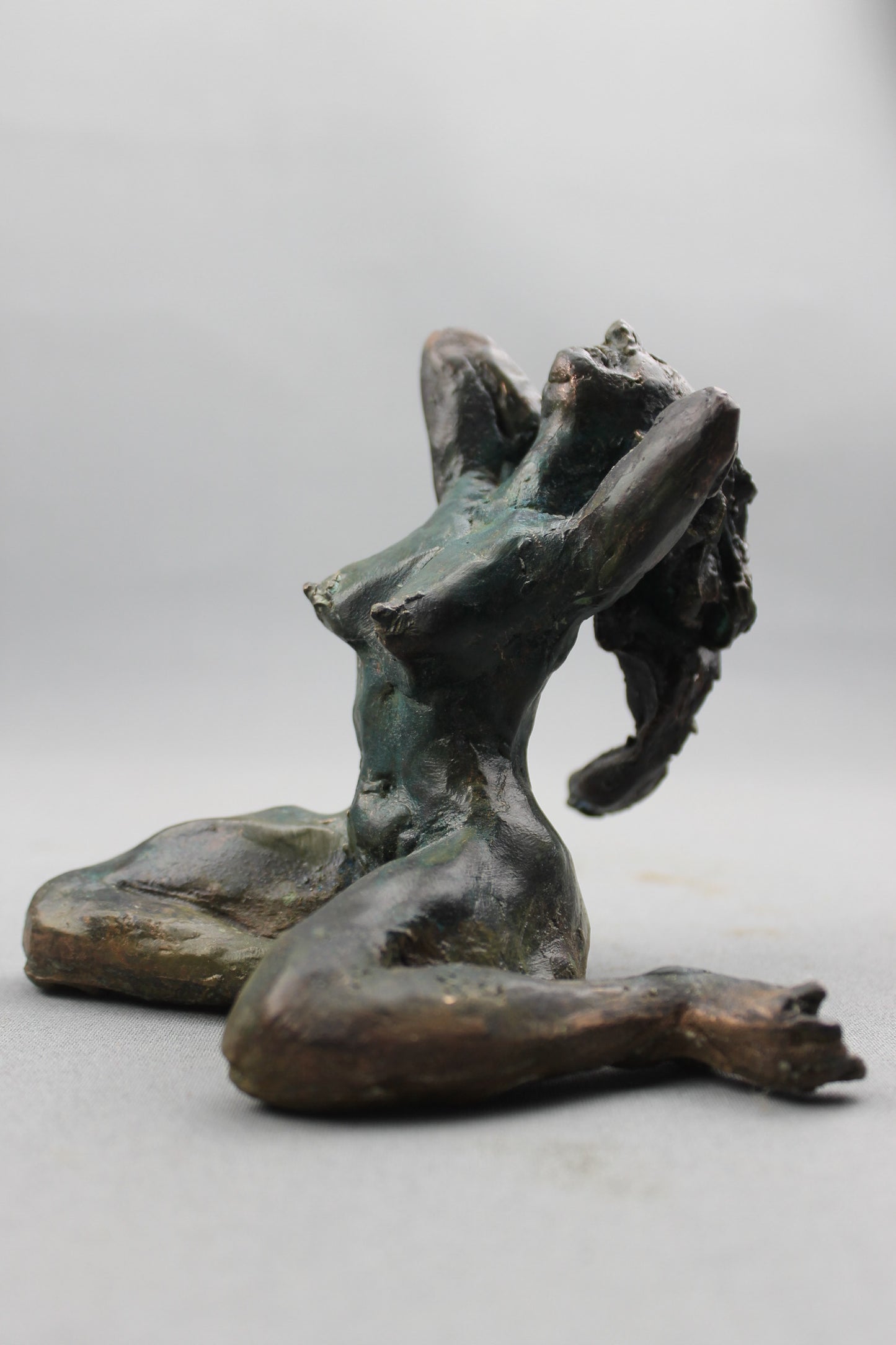 audrey flechet, flechet, sculpture, fonderie du champ bon, bronze, bronce, bronzo, lost wax, cire perdue, lascive du bocage, lascive, statue, statuette, nu, nu feminin