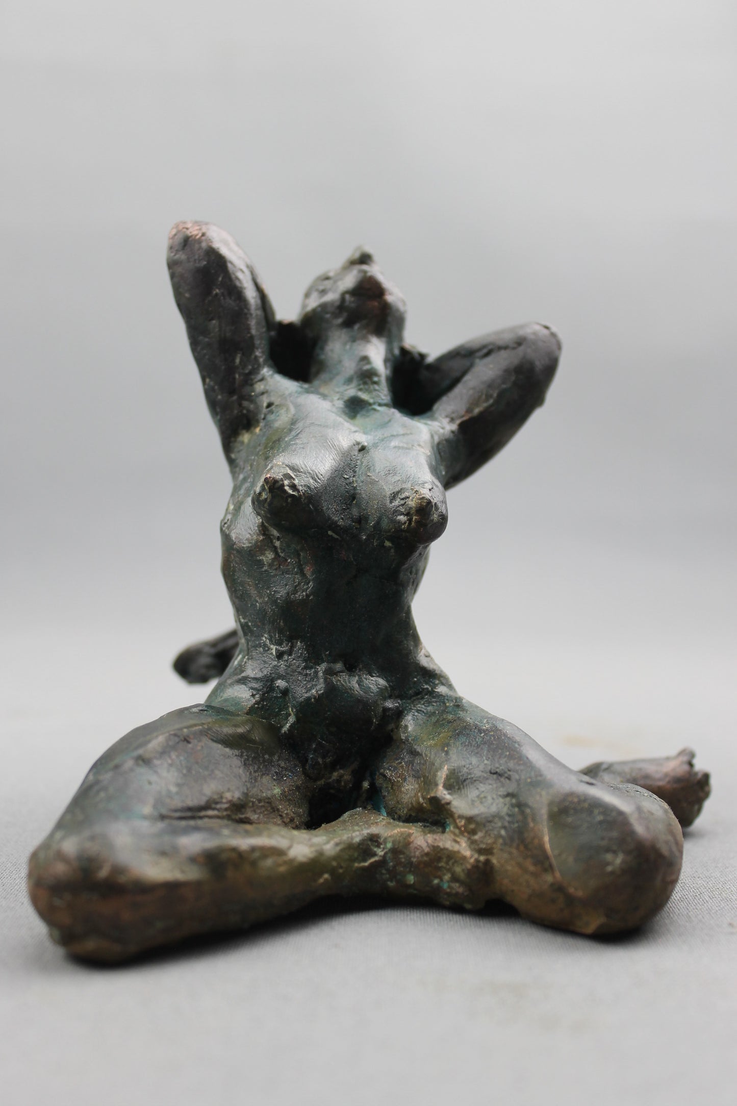audrey flechet, flechet, sculpture, fonderie du champ bon, bronze, bronce, bronzo, lost wax, cire perdue, lascive du bocage, lascive, statue, statuette, nu, nu feminin