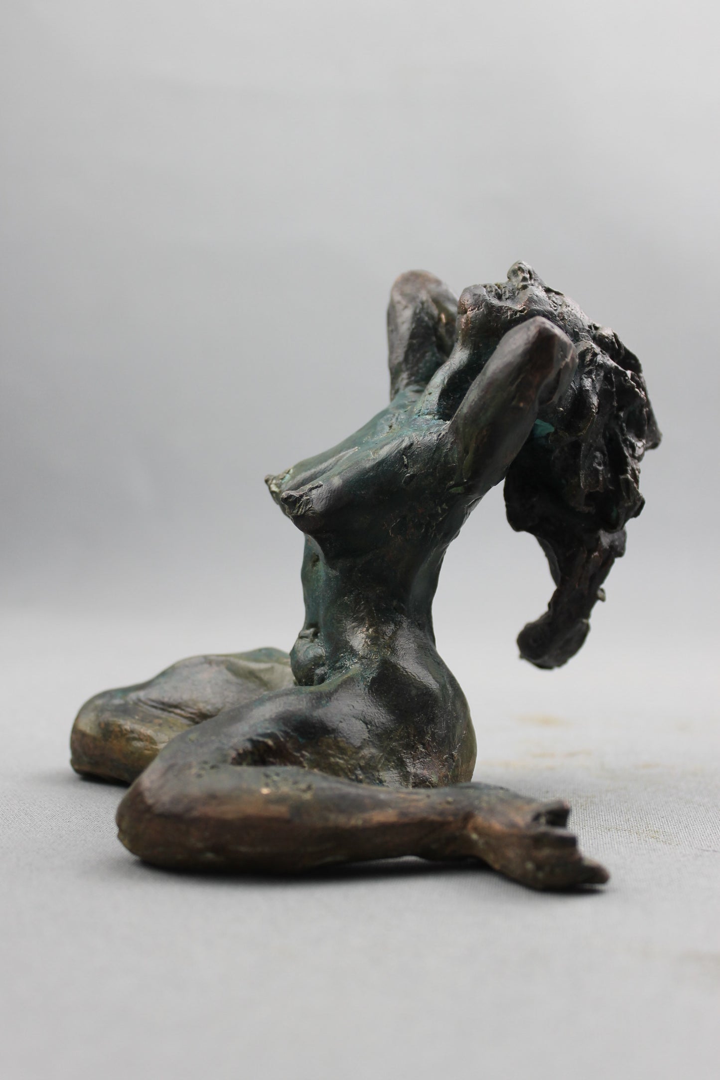 audrey flechet, flechet, sculpture, fonderie du champ bon, bronze, bronce, bronzo, lost wax, cire perdue, lascive du bocage, lascive, statue, statuette, nu, nu feminin