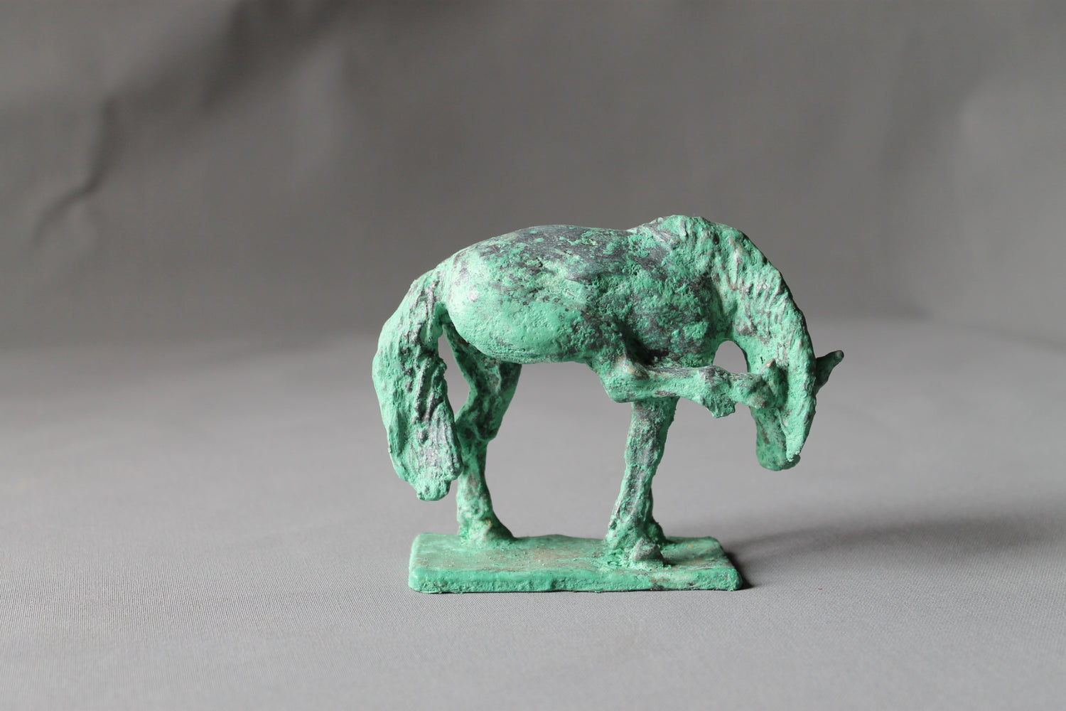 bronze equestre, sculpture cheval, horse, lost wax, metal casting, cire perdue, audrey flechet, fonderie du champ bon