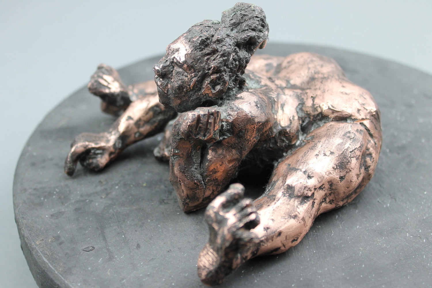 audrey flechet, flechet, sculpture, fonderie du champ bon, bronze, bronce, bronzo, lost wax, cire perdue, brioche de proust, statue, statuette, nu, nu feminin, venus, gironde