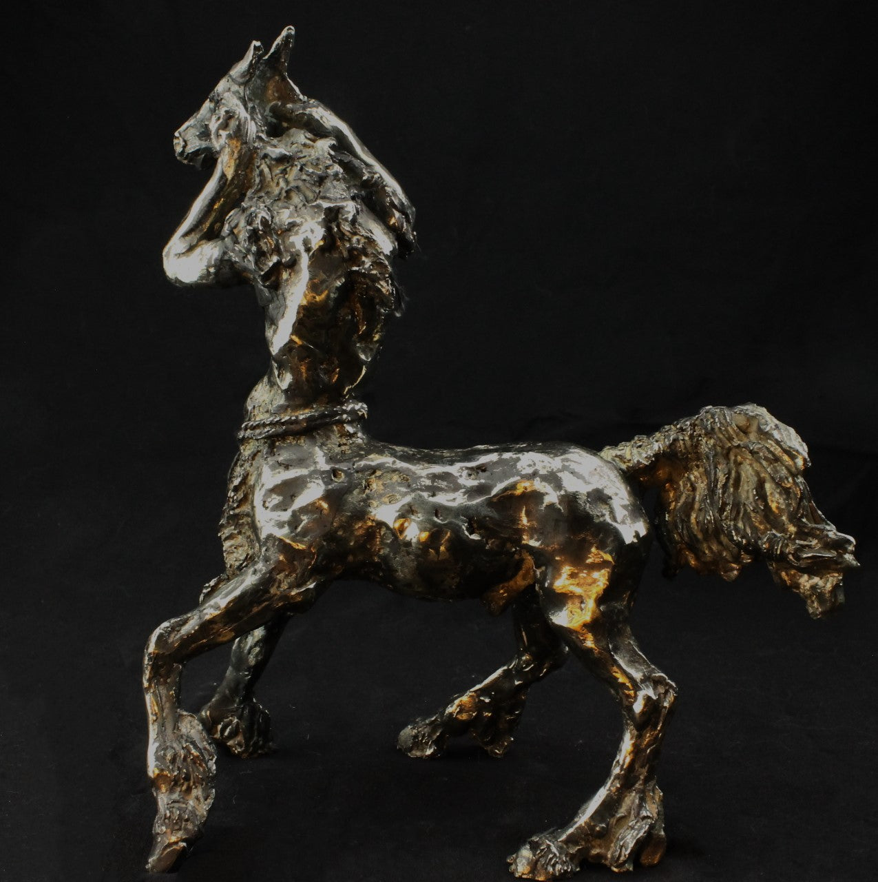 audrey flechet, sculpture, bronze, centaure, bronce, fonderie du champ bon, centaur, centauro, krotos