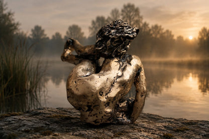 patte de grenouille, sculpture, contemporaine, technique, cire perdue, lost wax, bronze, fonderie du champ bon, atelier de la cire perdue, audrey flechet, flechet