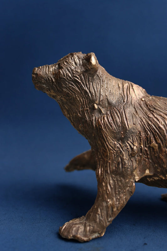 ours, sculpture, contemporaine, bronze, technique, cire perdue, lost wax, audrey flechet, flechet, fonderie du champ bon, l imperturbable