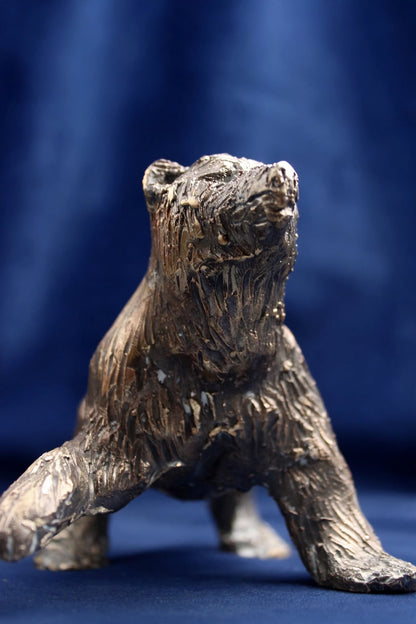 ours, sculpture, contemporaine, bronze, technique, cire perdue, lost wax, audrey flechet, flechet, fonderie du champ bon, imperturbable