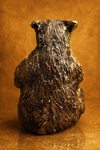 ours, sculpture, contemporaine, bronze, technique, cire perdue, lost wax, audrey flechet, flechet, fonderie du champ bon, la pause miel