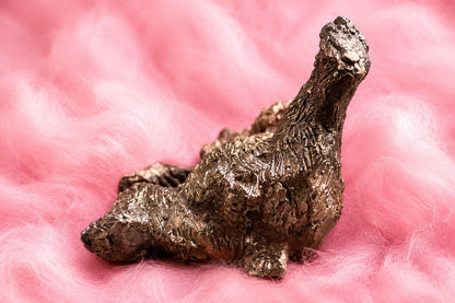 ours, sculpture, contemporaine, bronze, technique, cire perdue, lost wax, audrey flechet, flechet, fonderie du champ bon, le plantigrade bulle