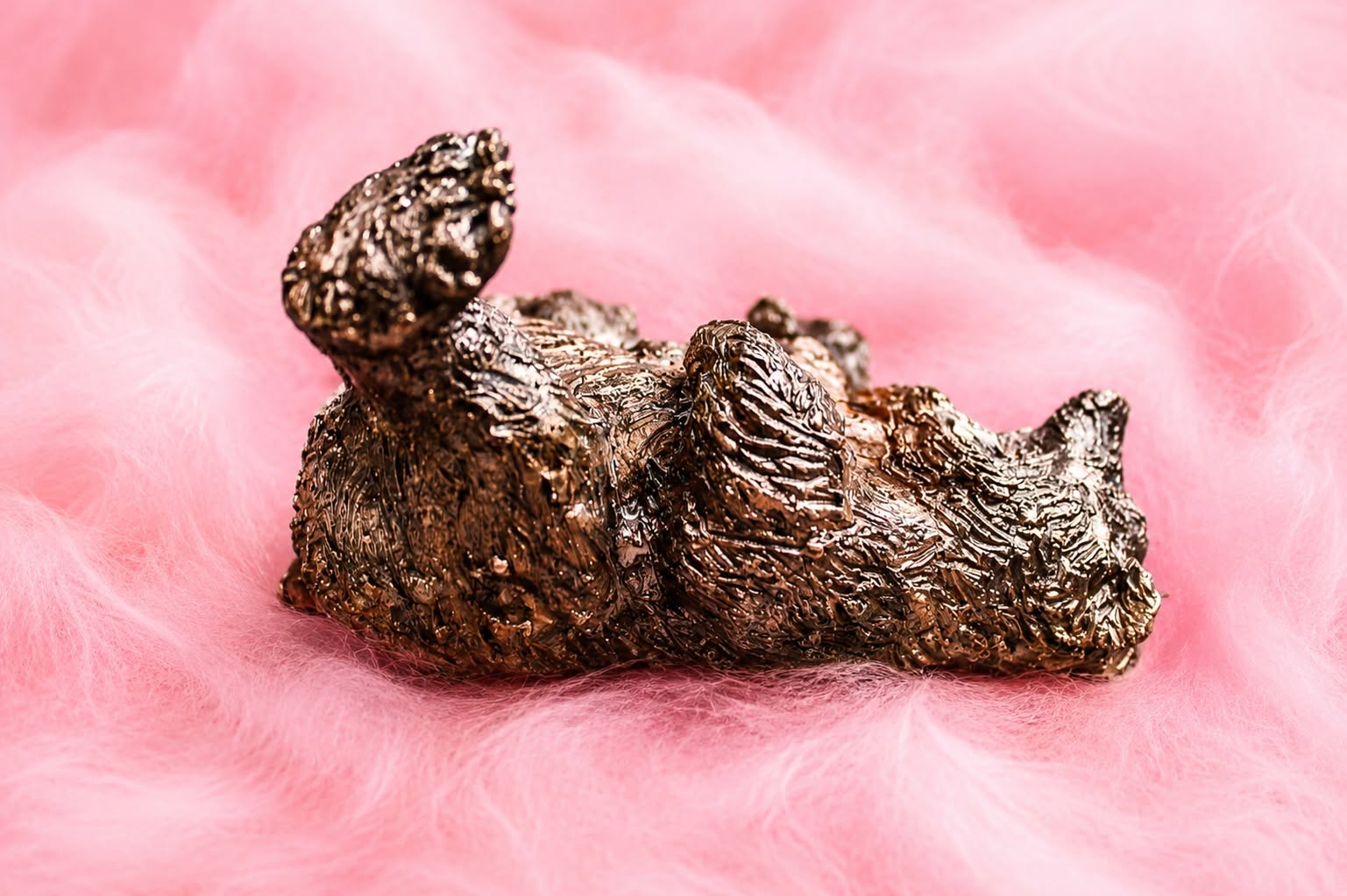 ours, sculpture, contemporaine, bronze, technique, cire perdue, lost wax, audrey flechet, flechet, fonderie du champ bon, le plantigrade bulle