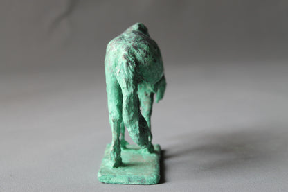 sculpture cheval, bronze, cire perdue, horse metal casting, lost  wax, audrey flechet, fonderie du champ bon