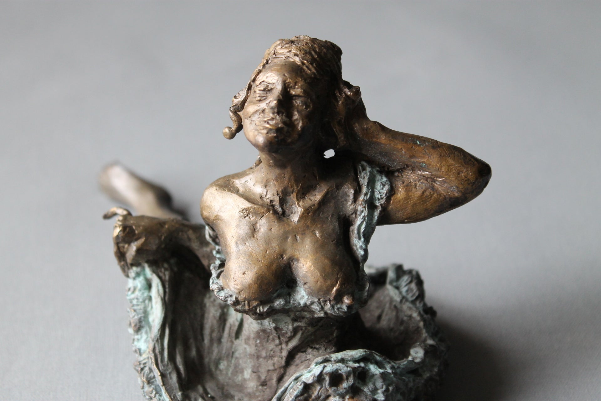 audrey flechet, fonderie du champ bon, french cancan, danseuse, bronze, cire perdue, metal casting, lost wax, dancer