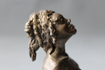 audrey flechet, fonderie du champ bon, french cancan, danseuse, bronze, cire perdue, metal casting, lost wax, dancer