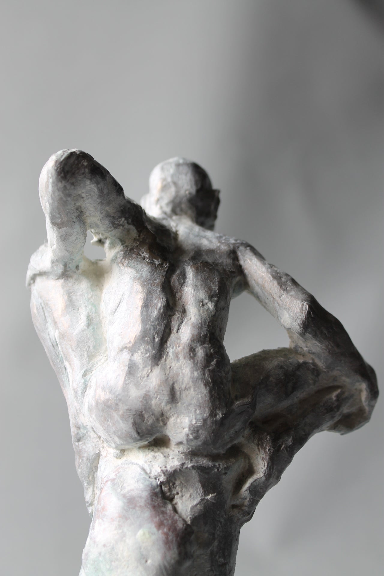 atento, bronce, bronzo, metal casting, lost wax, sentinelle, sculpture, audrey flechet, fonderie du champ bon, bronze, bronze blanc de titane, cire perdue, watcher