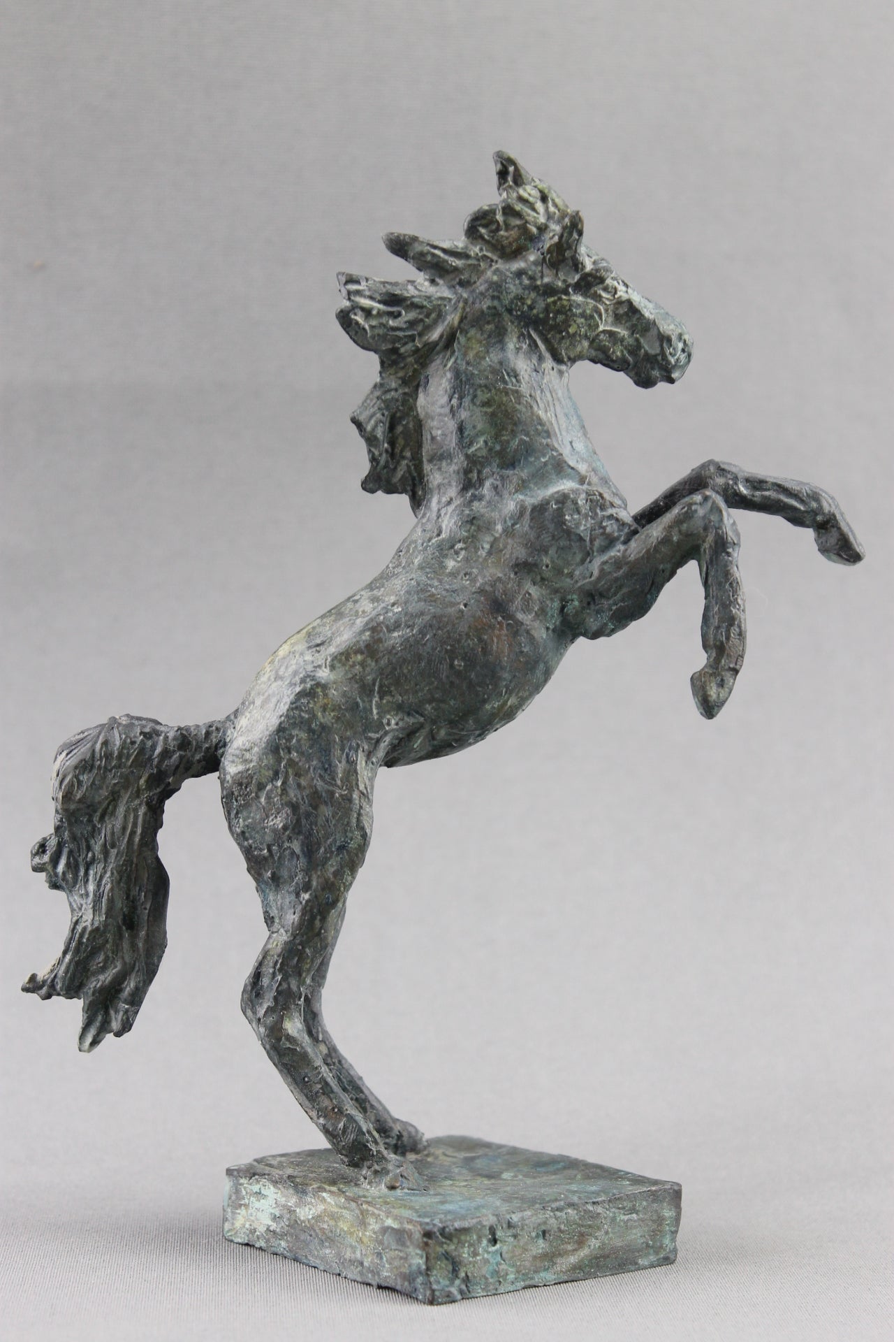 cheval cabré, sculpture, bronze, bronze équestre, audrey flechet, fonderie du champ bon, prancing horse, metal casting, lost wax, cire perdue, cavallo, caballo, bronce, bronzo, art moderne, sculpture moderne, art contemporain, sculpture contemporaine