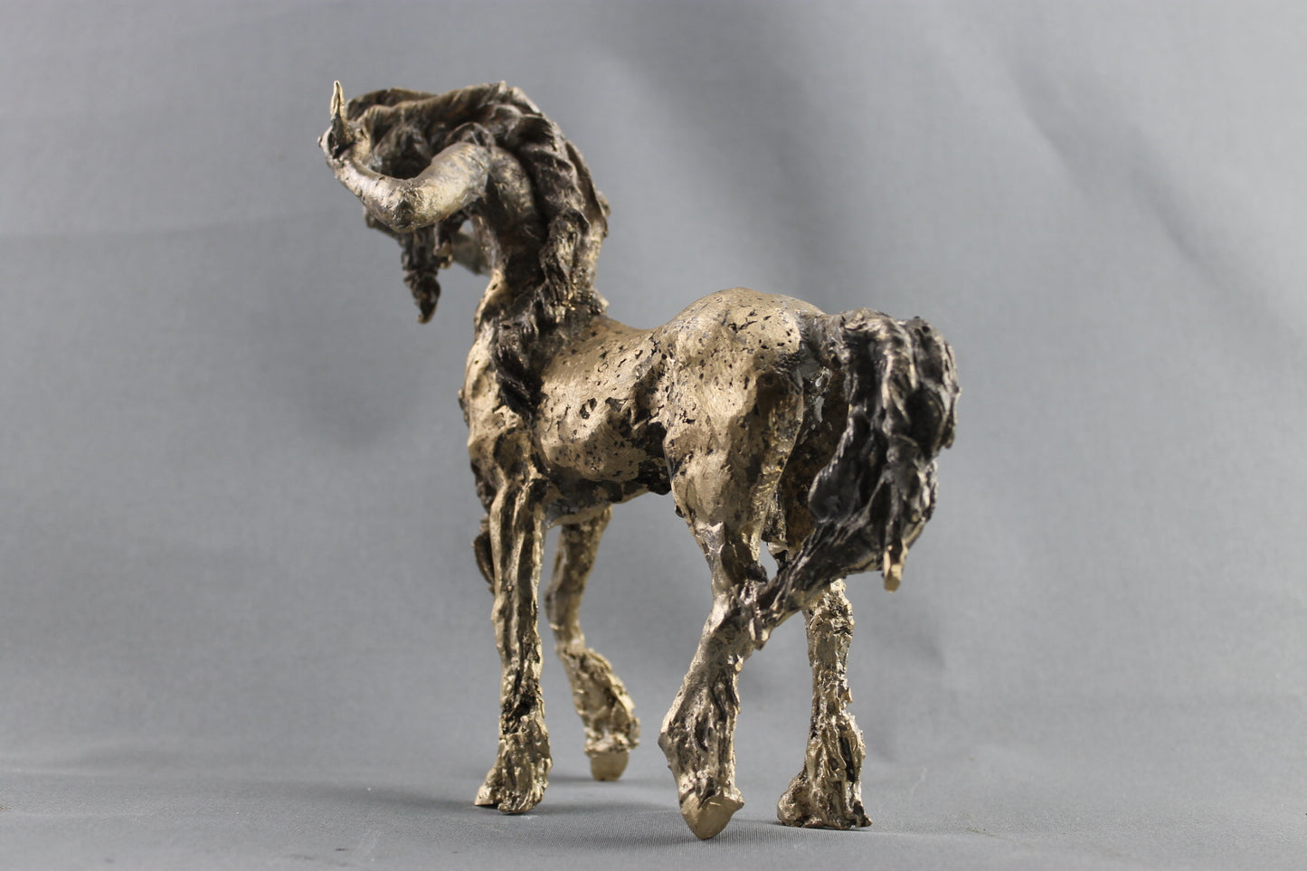 mythologie, Nessos, centaure, bronze centaure, sculpture audrey flechet, fonderie du champ bon, bronzo, bronce, metal casting, cire perdue, lost wax
