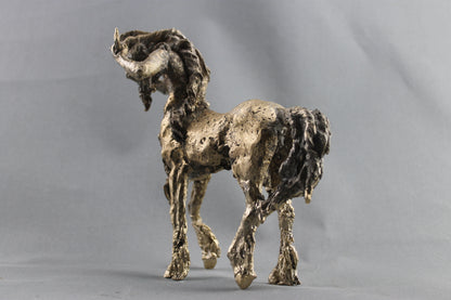 mythologie, Nessos, centaure, bronze centaure, sculpture audrey flechet, fonderie du champ bon, bronzo, bronce, metal casting, cire perdue, lost wax