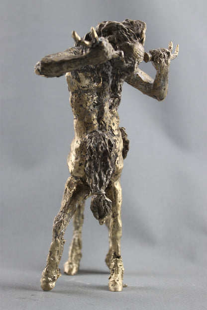mythologie, Nessos, centaure, bronze centaure, sculpture audrey flechet, fonderie du champ bon, bronzo, bronce, metal casting, cire perdue, lost wax
