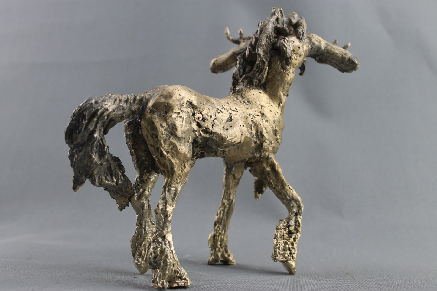mythologie, Nessos, centaure, bronze centaure, sculpture audrey flechet, fonderie du champ bon, bronzo, bronce, metal casting, cire perdue, lost wax