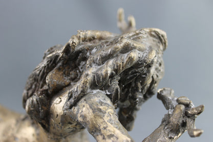mythologie, Nessos, centaure, bronze centaure, sculpture audrey flechet, fonderie du champ bon, bronzo, bronce, metal casting, cire perdue, lost wax