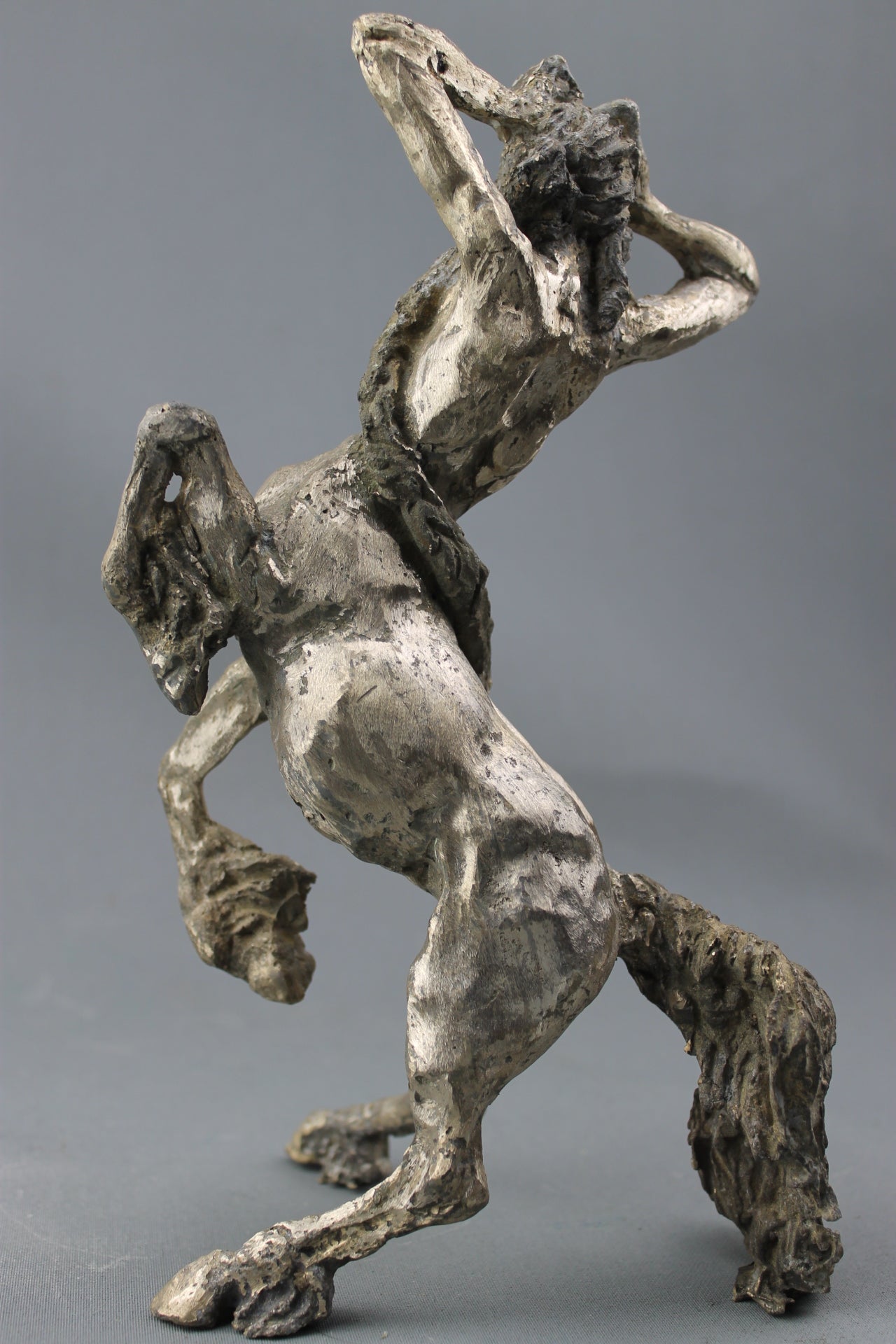 audrey flechet, sculpture, bronze, centaure, bronce, fonderie du champ bon, centaur, centauro, hylonomé