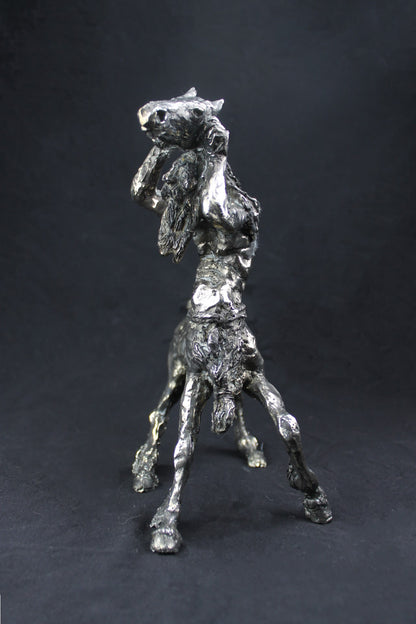 audrey flechet, sculpture, bronze, centaure, bronce, fonderie du champ bon, centaur, centauro, krotos