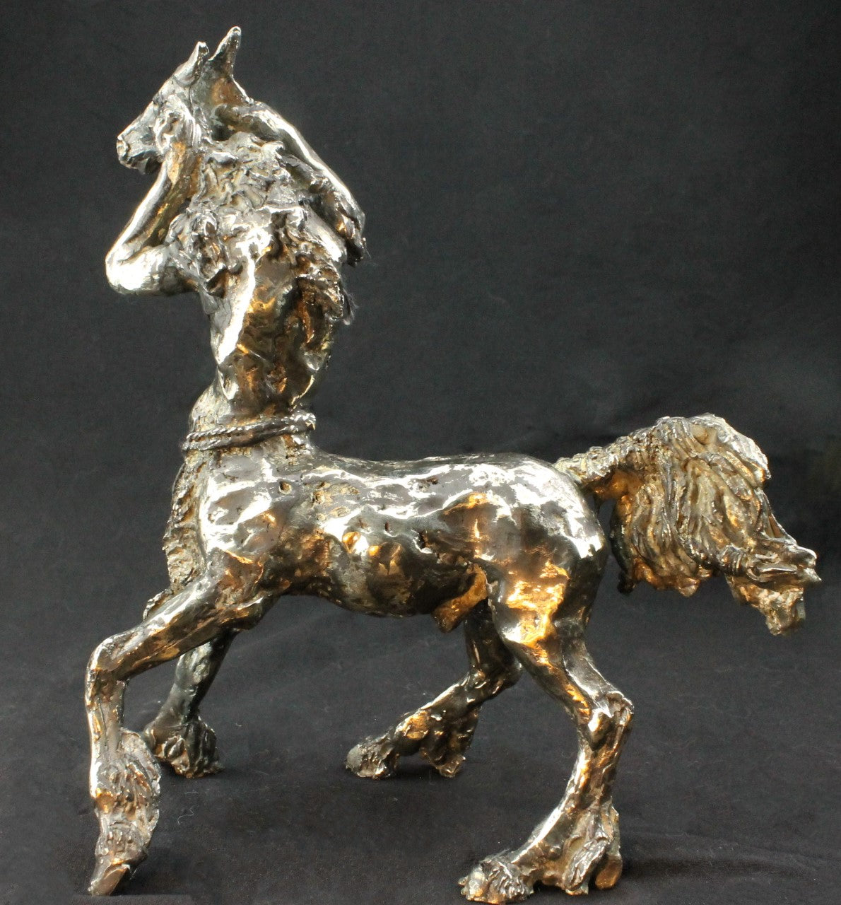 audrey flechet, sculpture, bronze, centaure, bronce, fonderie du champ bon, centaur, centauro, krotos