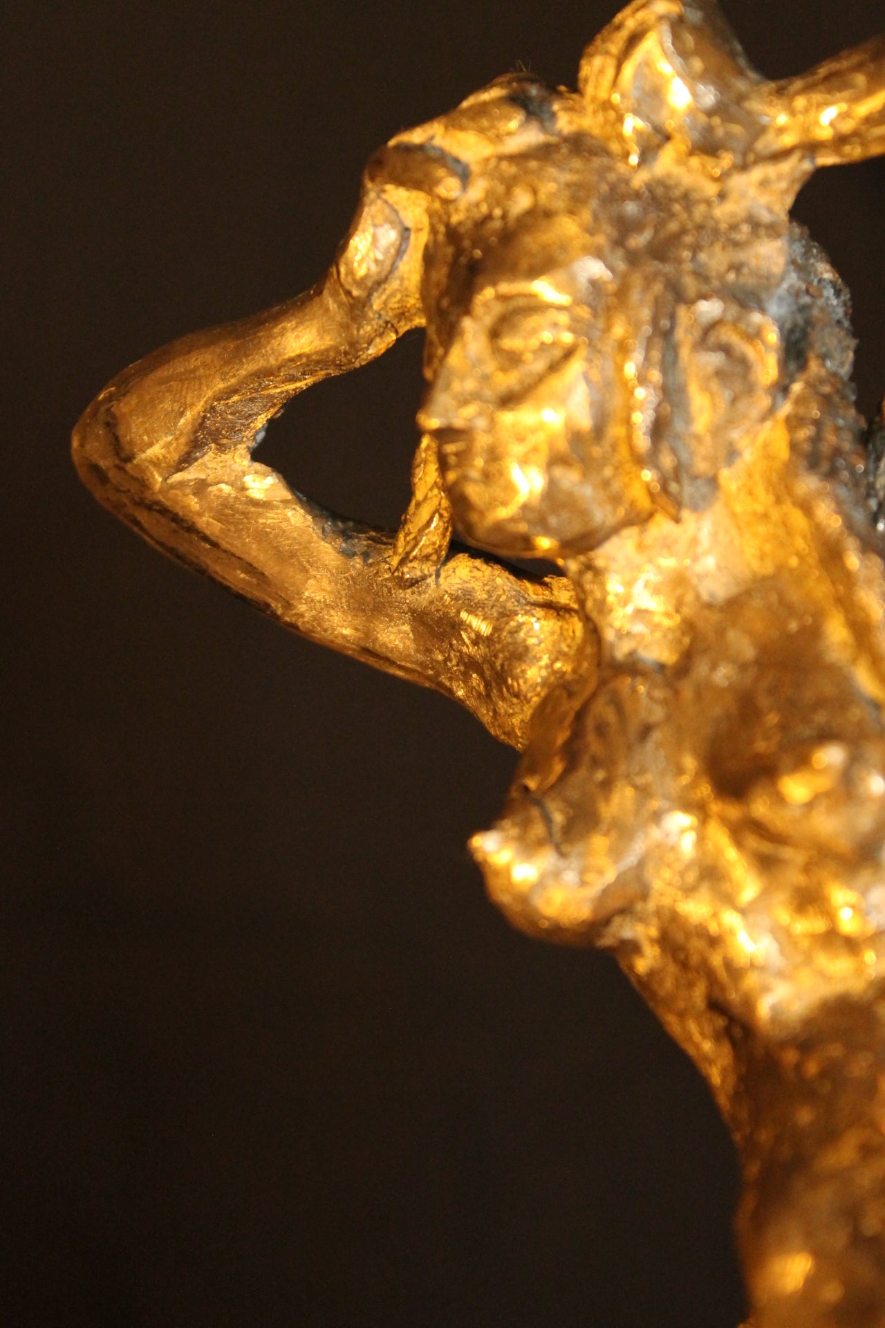 audrey flechet, sculpture, bronze, centaure, bronce, fonderie du champ bon, centaur, centauro, hylonomé