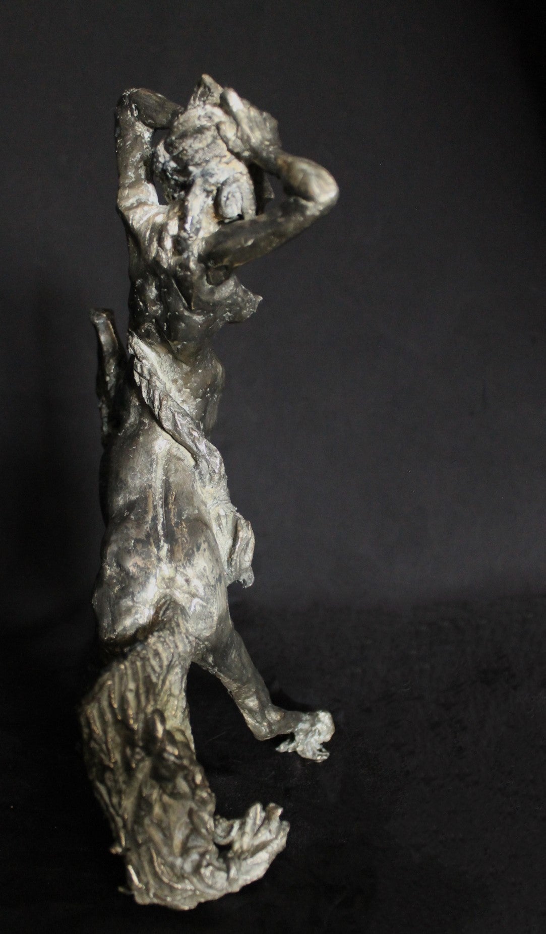 audrey flechet, sculpture, bronze, centaure, bronce, fonderie du champ bon, centaur, centauro, hylonomé