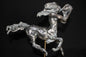 audrey flechet, sculpture, bronze, centaure, bronce, fonderie du champ bon, centaur, centauro, pholos