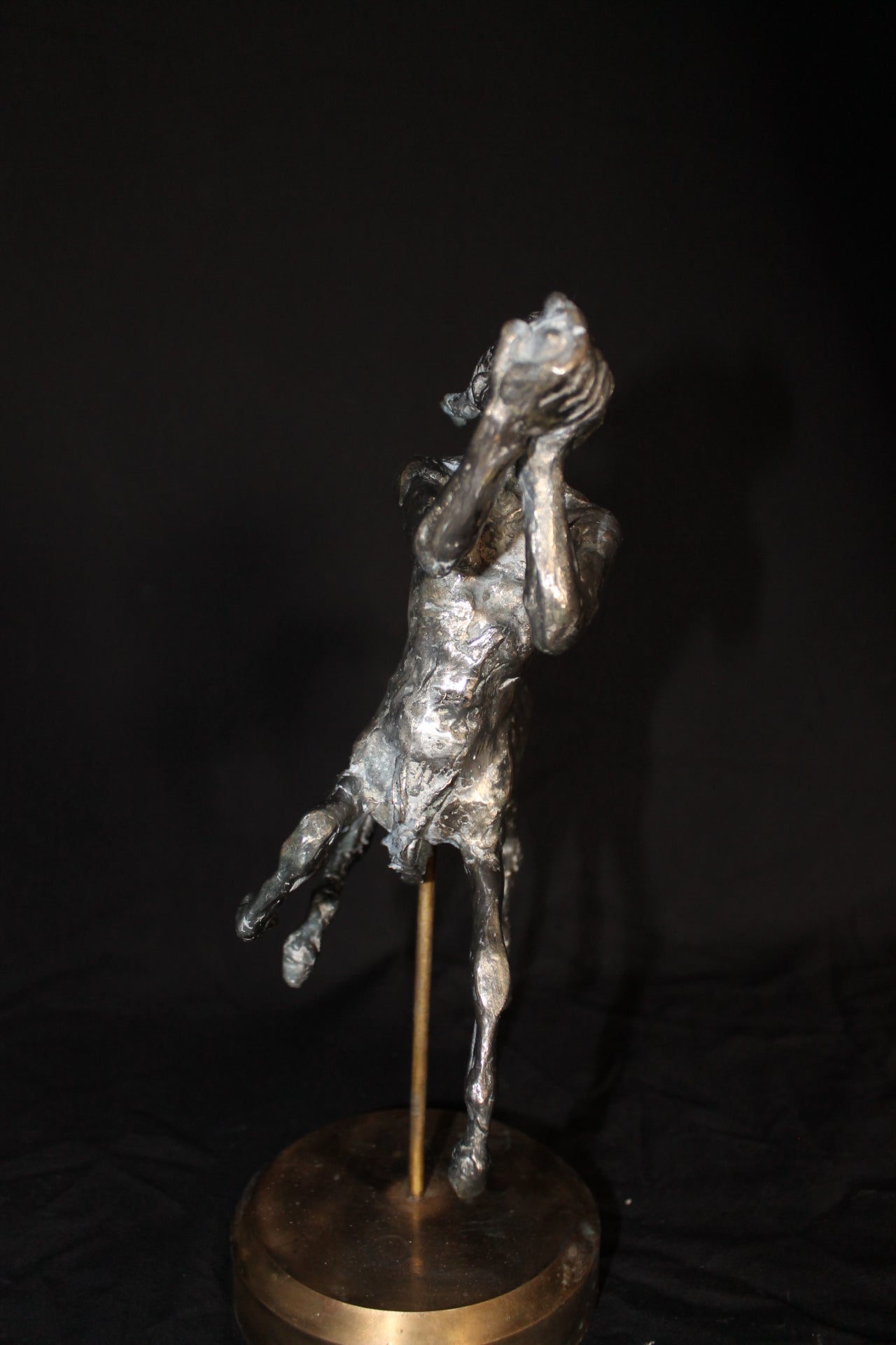 audrey flechet, sculpture, bronze, centaure, bronce, fonderie du champ bon, centaur, centauro, pholos