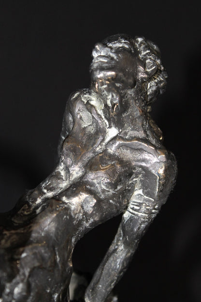 audrey flechet, sculpture, bronze, centaure, bronce, fonderie du champ bon, centaur, centauro, cyllare
