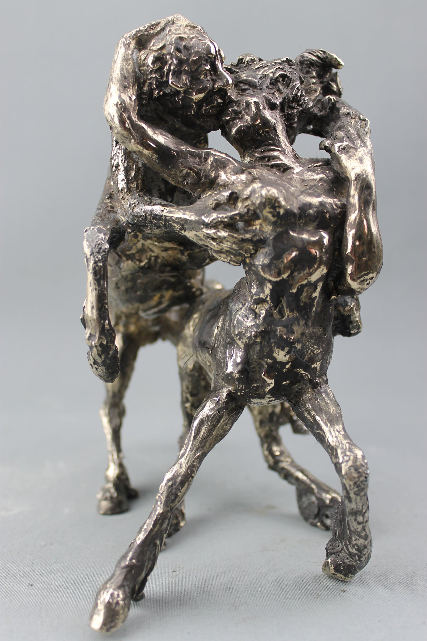 audrey flechet, sculpture, bronze, centaure, bronce, fonderie du champ bon, centaur, centauro, eurytion