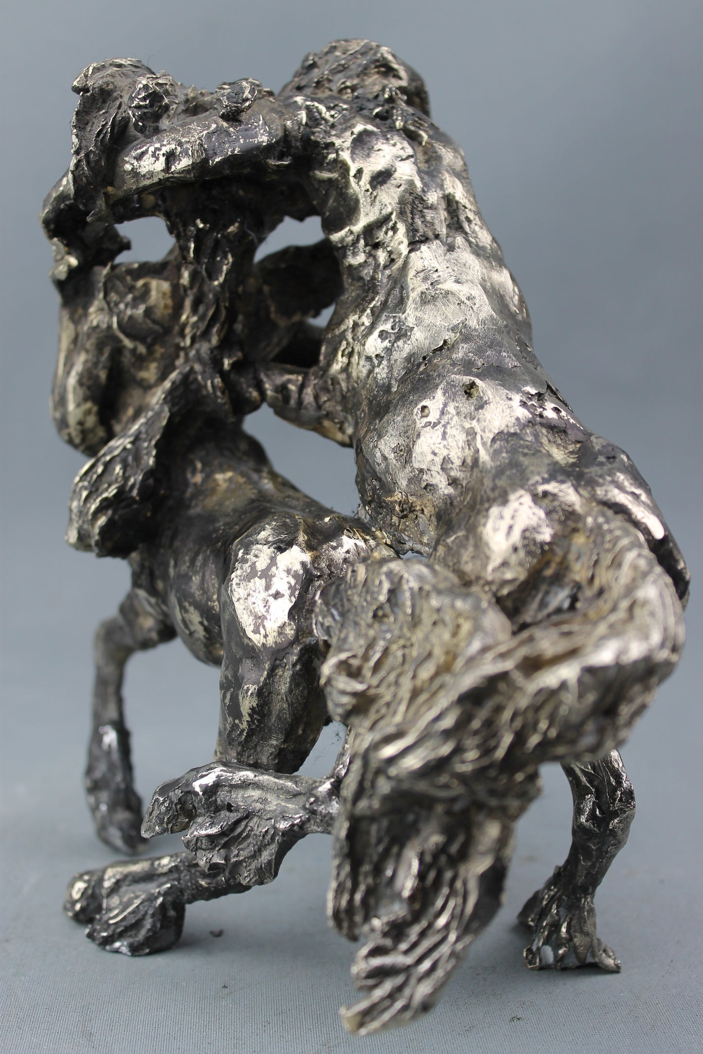 audrey flechet, sculpture, bronze, centaure, bronce, fonderie du champ bon, centaur, centauro, eurytion